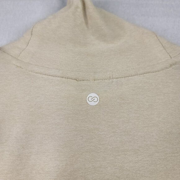 Calia Womens XS Lustralux Turtleneck Cloud Cover Heather Long Sleeve Peachy Soft - Picture 2 of 9